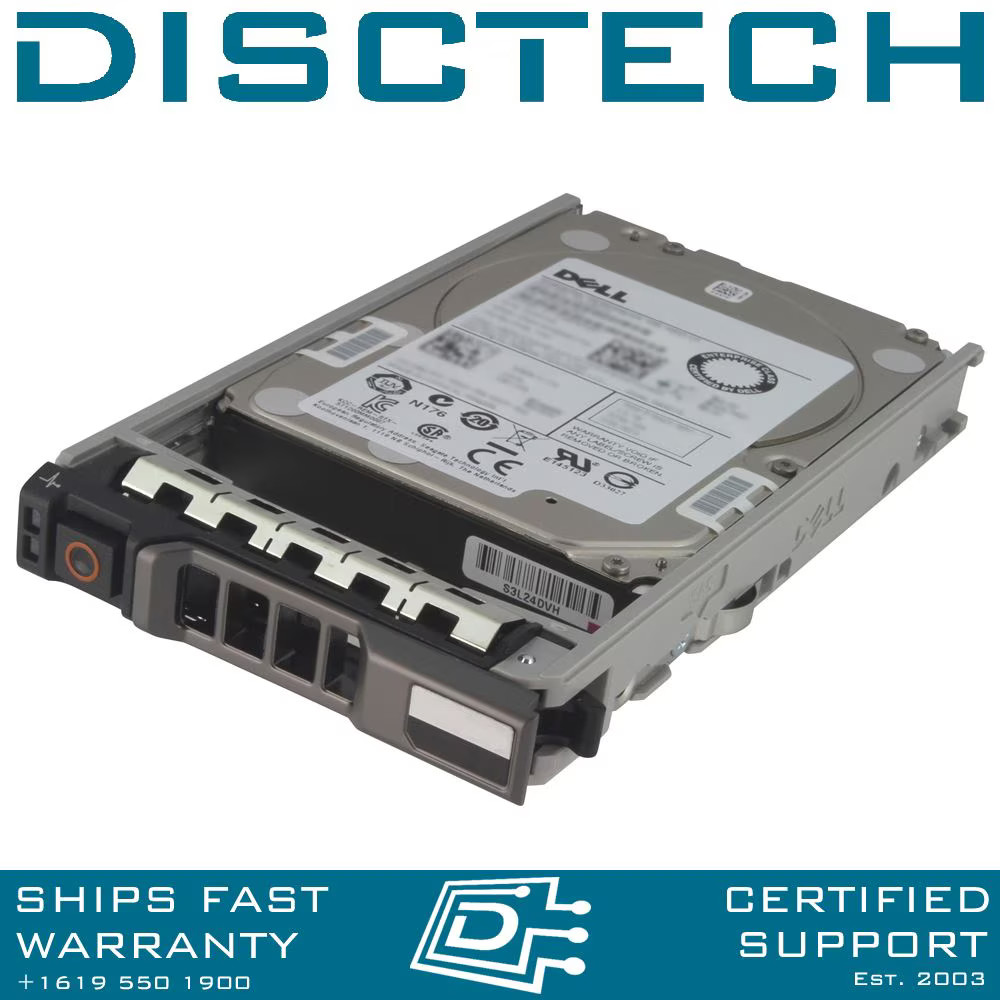 Dell 400-AEFQ 1.2TB 2.5" 6Gbps 10K RPM HS SAS HDD Kit 8FKXC for Gen 13 Servers
