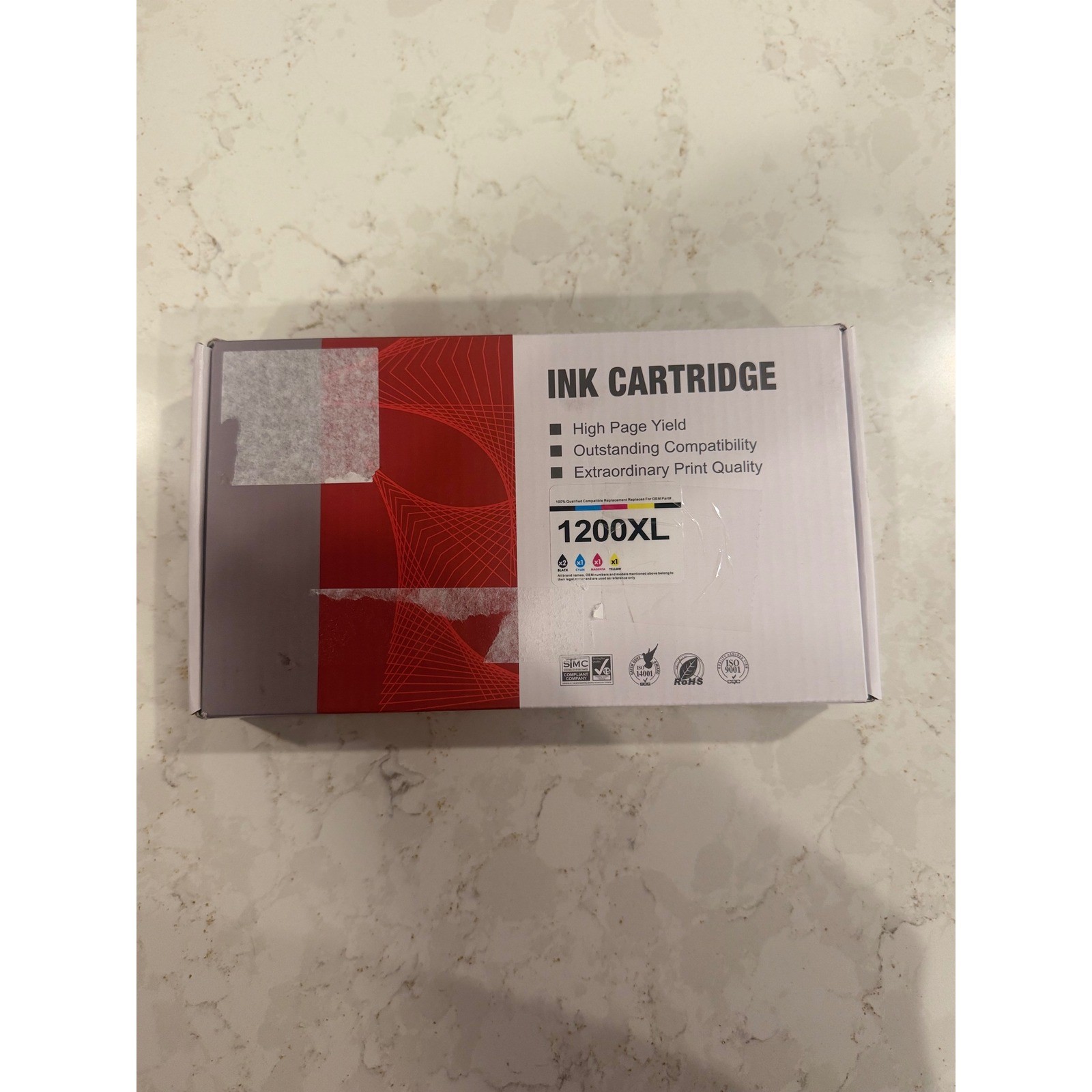 1200XL Compatible Ink Cartridge Set 5-Pack 2 Black 1 Cyan 1 Magenta 1 Yellow