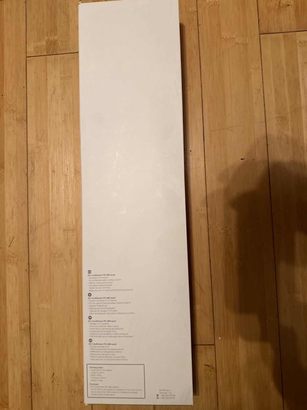 EKWB LC Solution CoolStream PE 480mm Quad Radiator, NEW in Box