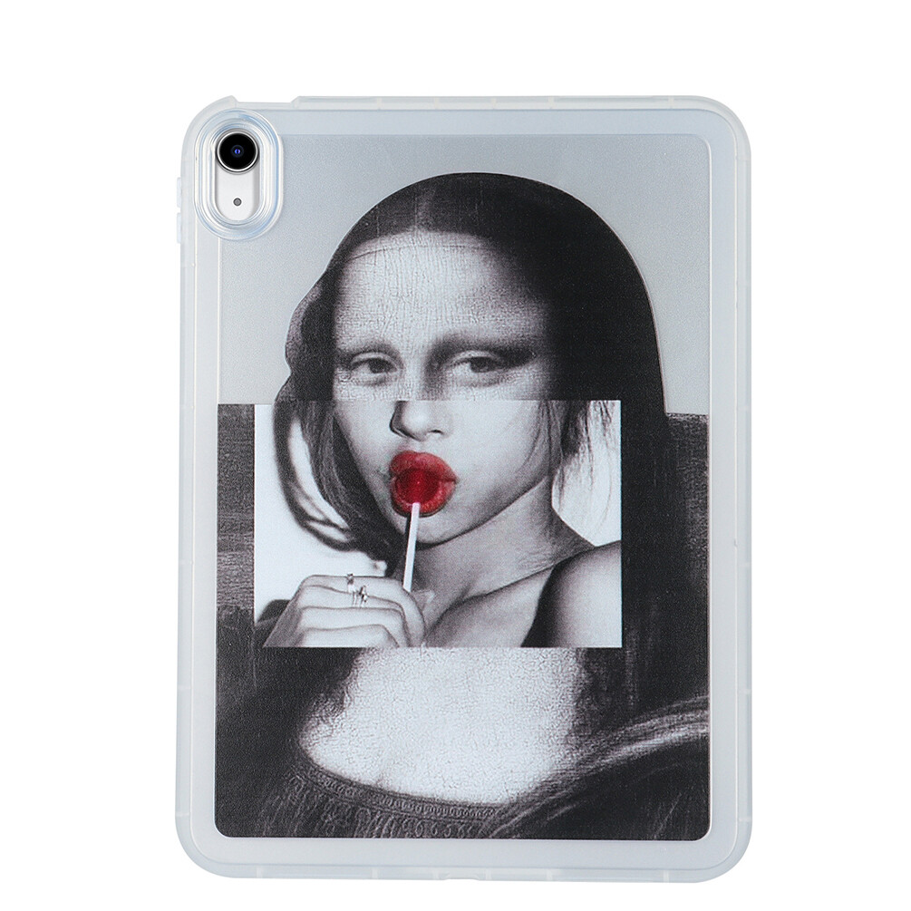 For iPad 7th 8th 9th 10th 11th (A16) Generation Slim Case Funny Graffiti Cover