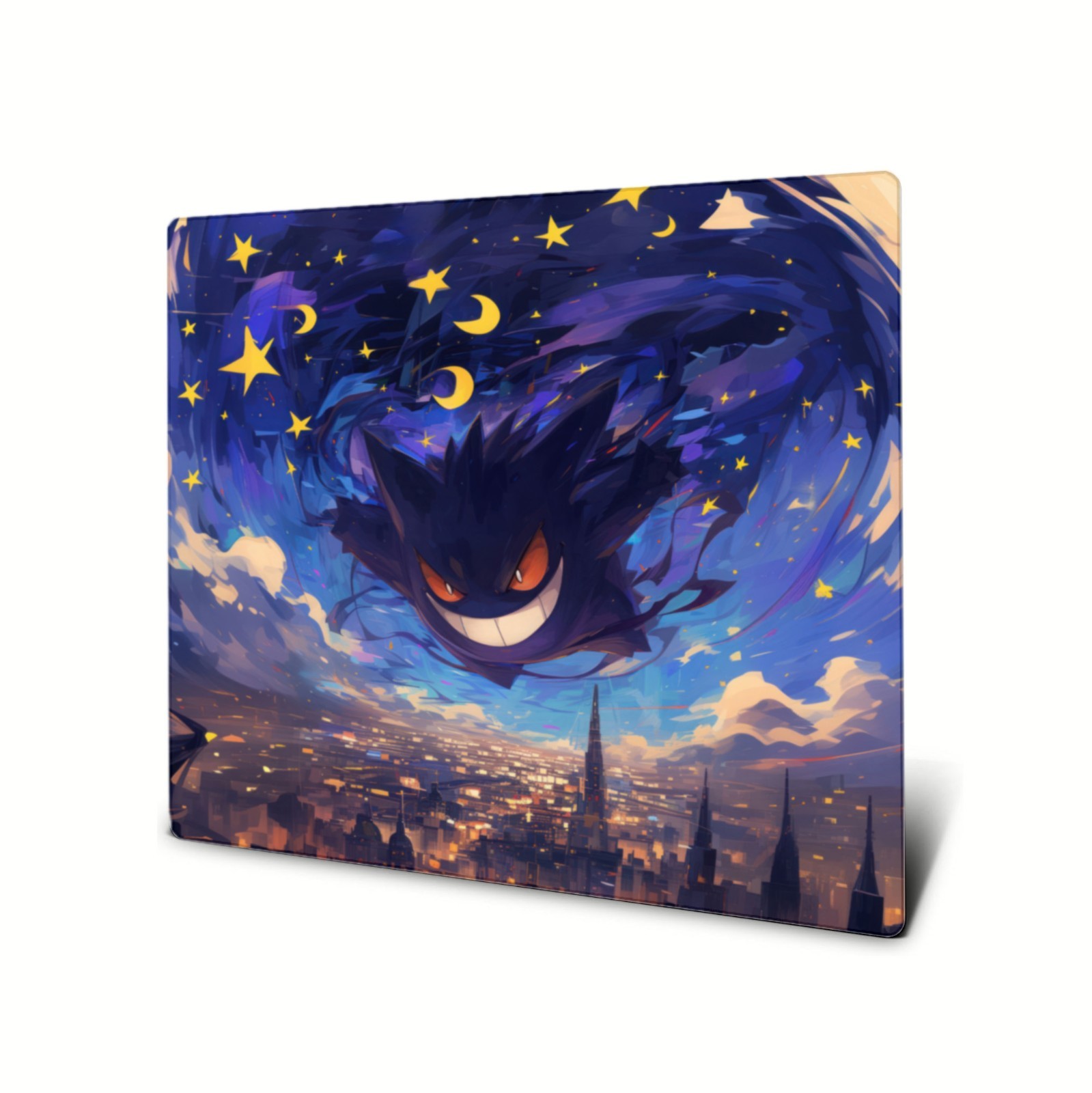 Gengar Glass Gaming Mouse Pad Special Glass Surface with Improved Precision