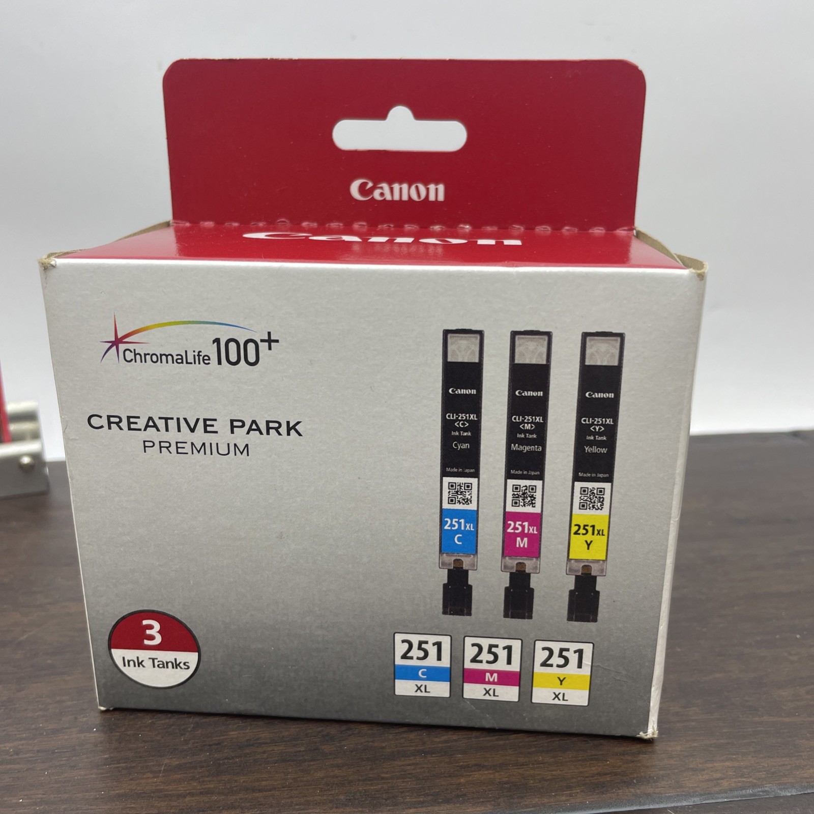 Genuine Canon CLI-251 CMY 3 Ink Color Multi Pack Cyan Magenta Yellow Sealed