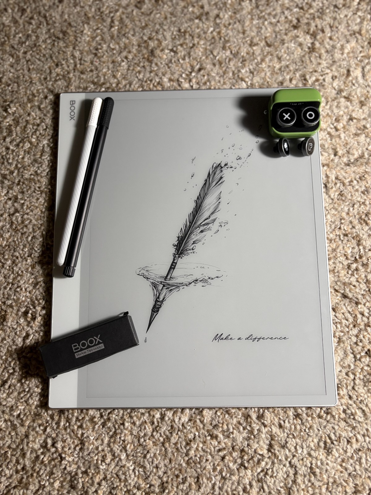 BOOX Note Max 13.3" E-Ink Tablet + Keyboard Cover, Pen2 Pro, Tappy, Orig Box