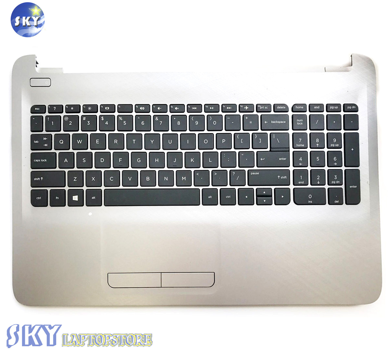 NEW HP 15AC 15-AC 15-AF Laptop PALMREST W/ KEYBOARD TOUCHPAD 813975-001
