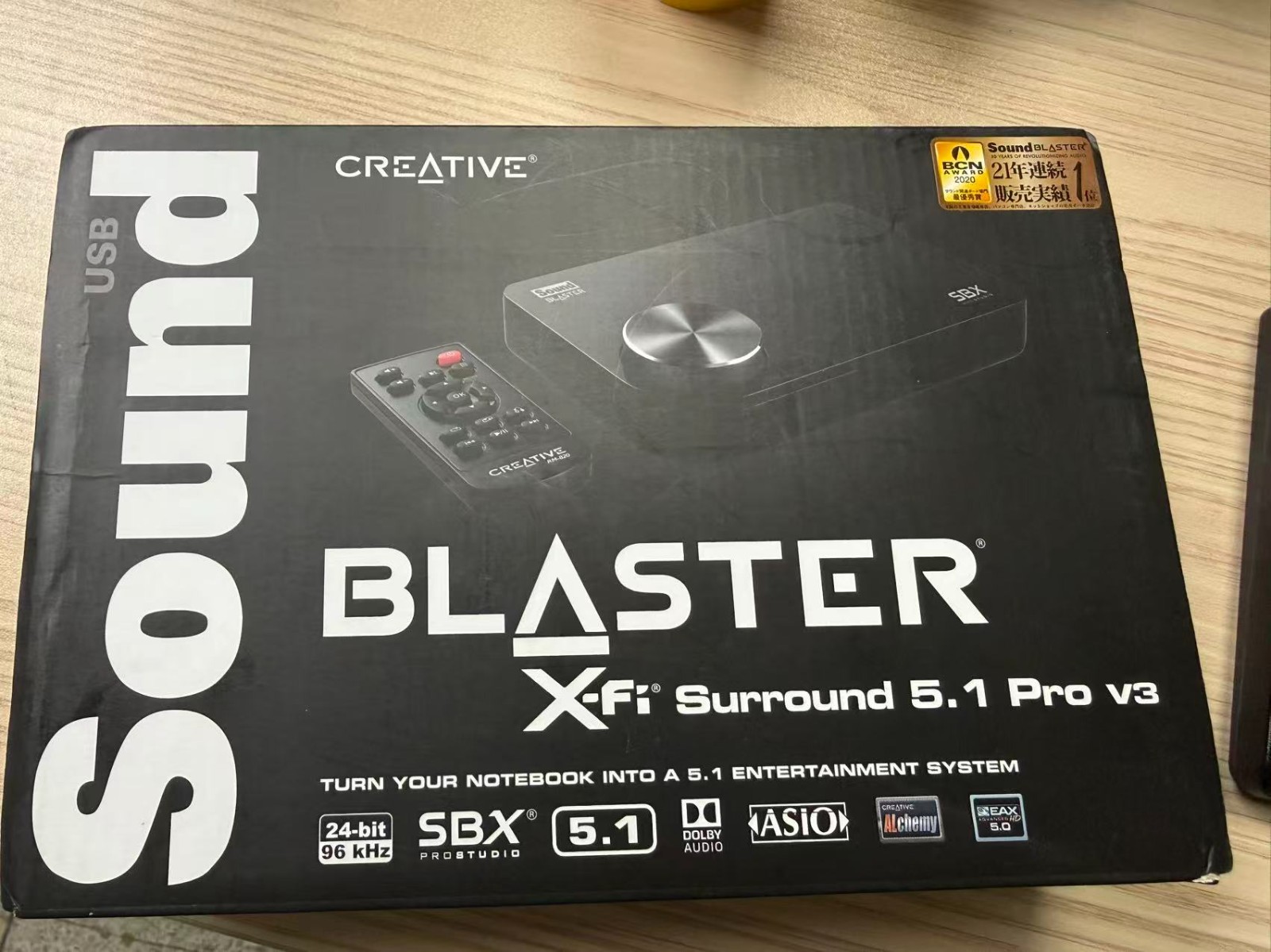 Creative Labs USB Sound Blaster x-fi Surround Pro v3 Model SB1095