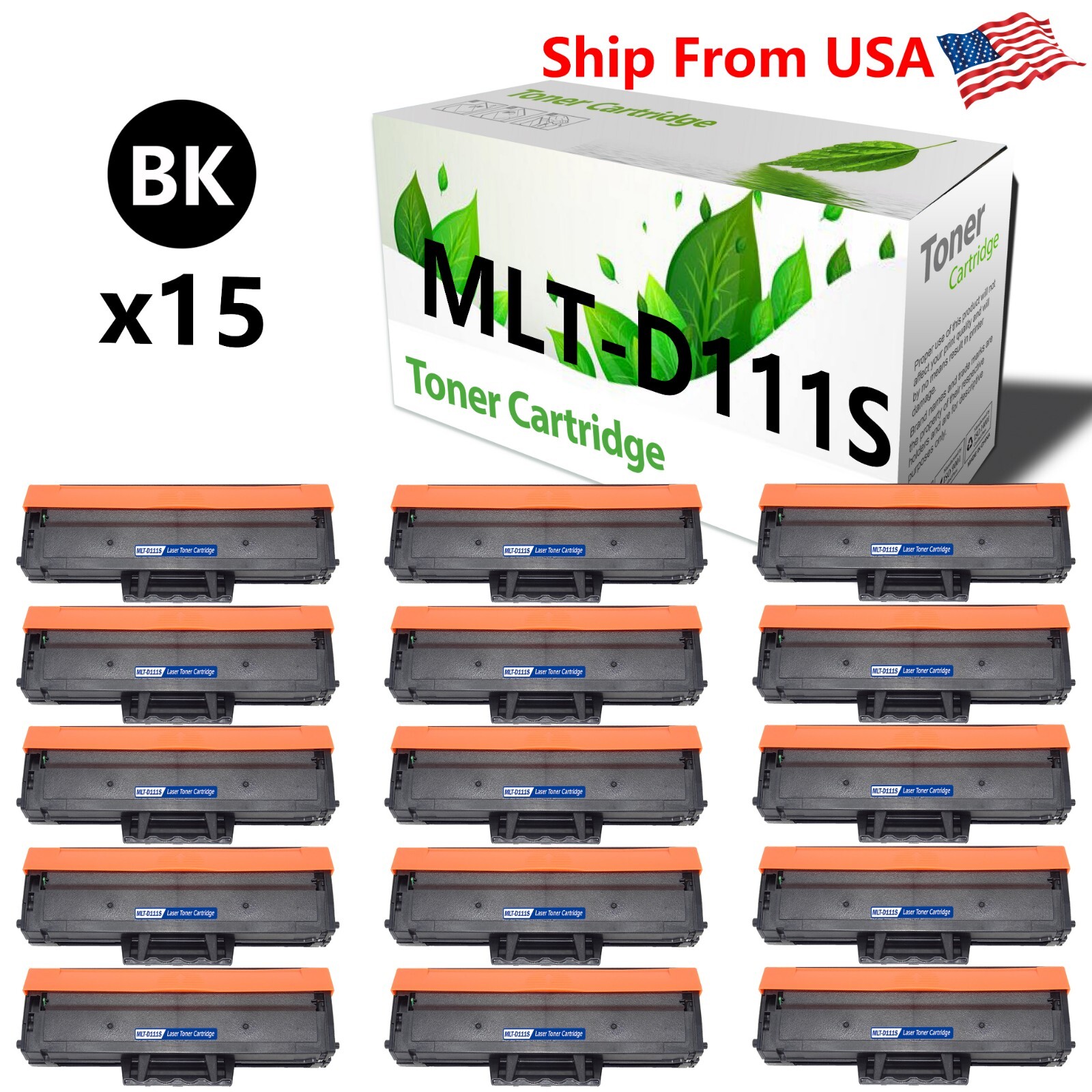 15PK 111S MLTD-111S Toner Cartridges Work With M2020 M2070 M2071 Printer