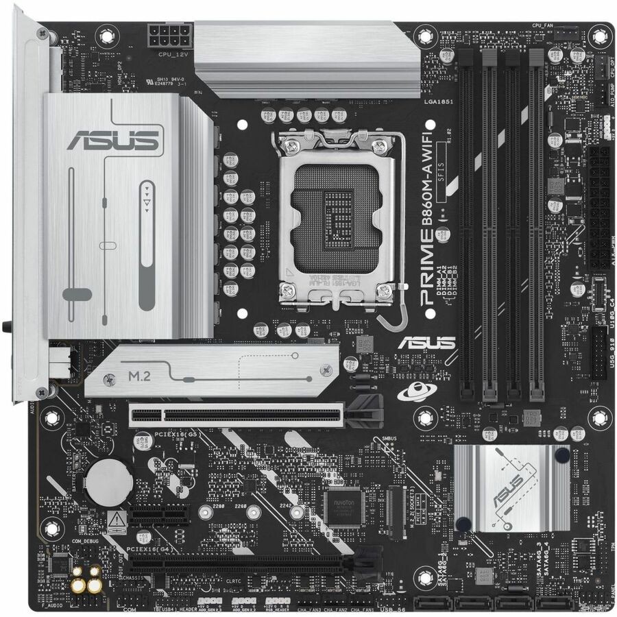 Asus Prime B860M-A WIFI-CSM Desktop Motherboard - Intel B860 Chipset - Socket