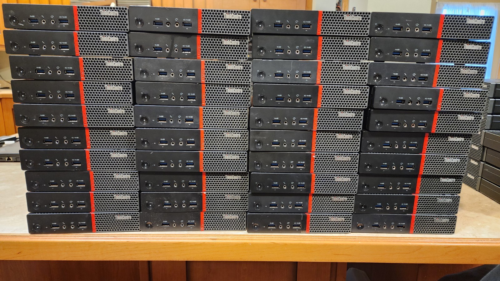 10x Lot Mini Lenovo M900 Tiny Quad-Core i7-6700T 8GB RAM 128GB SSD WiFi Desktop
