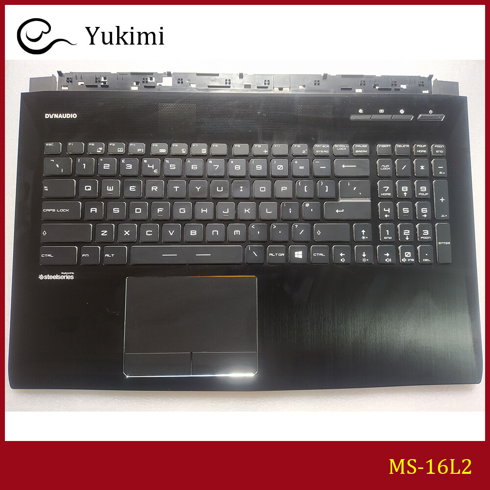 MS-16L2 FOR MSI GT62 GT62VR C Shell Upper Palmrest Keyboard RGB Backlit Touch