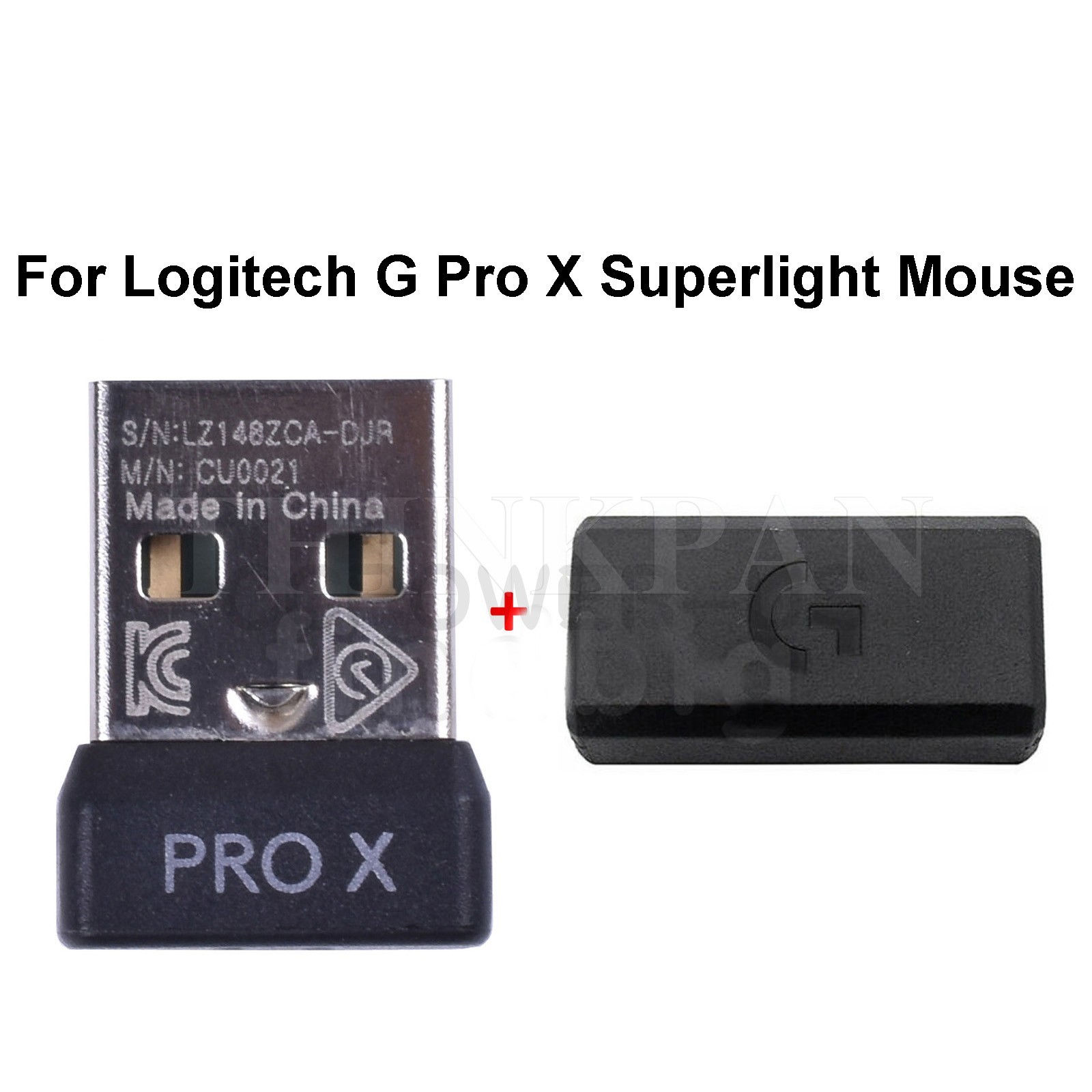 USB Dongle Mouse Receiver + Extension Adapter for Logitech G Pro X Superlight