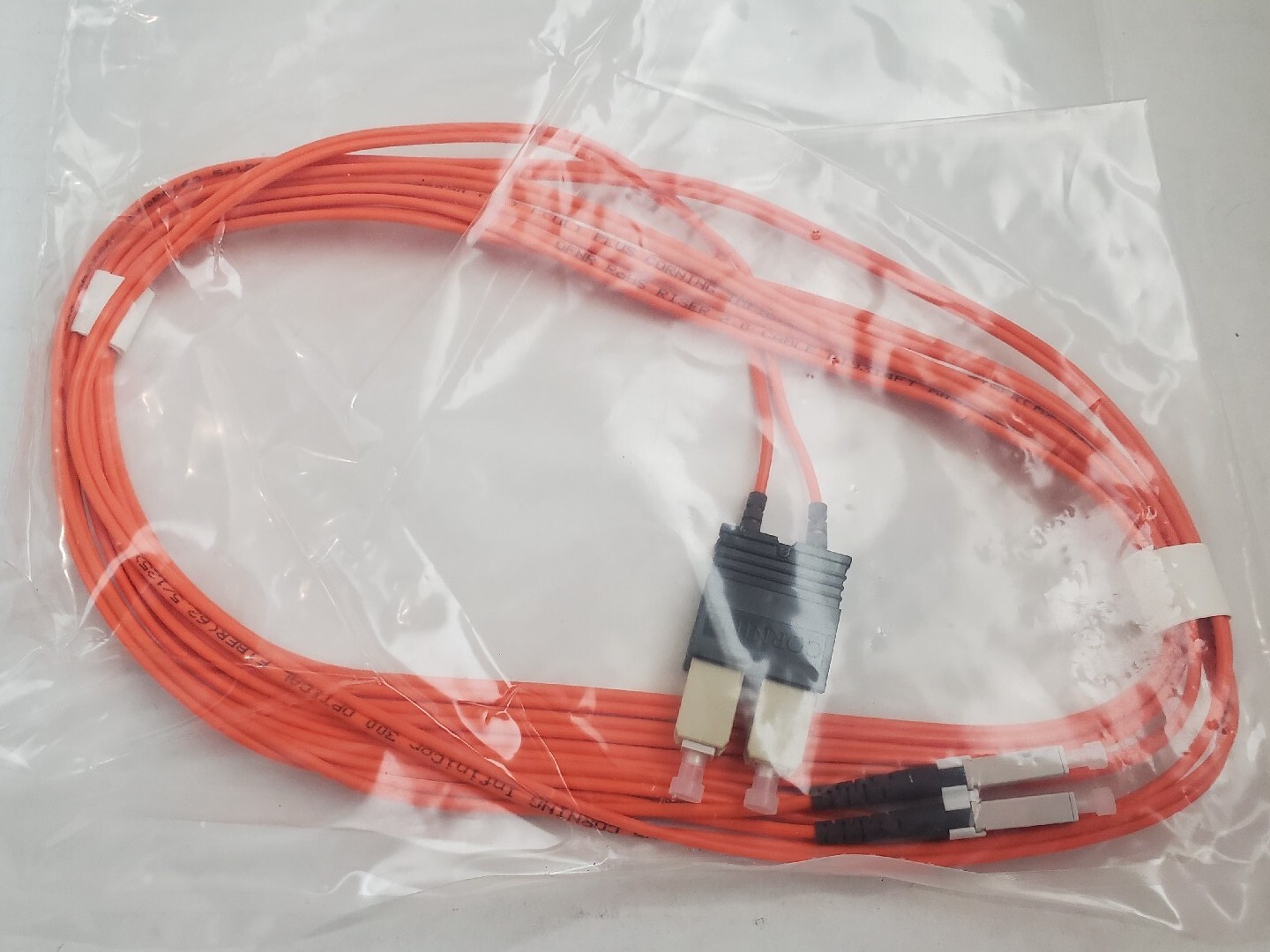 Compulink Duplex 62.5/125 Fiber Patch Cable LC/SC 3M 10ft LCCSCCD3 Ceramic Tip