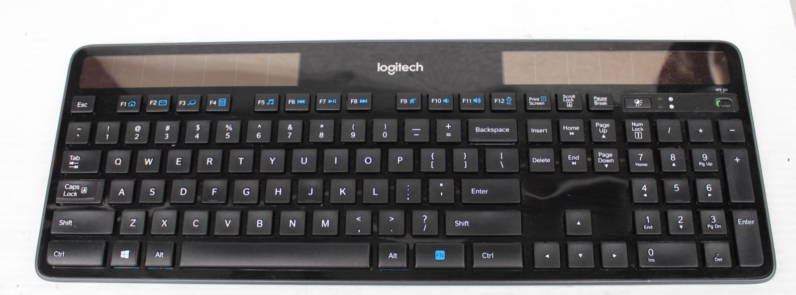 Logitech K750 Wireless Solar Keyboard & Mouse M705 Y-R0016 w/ USB Dongle