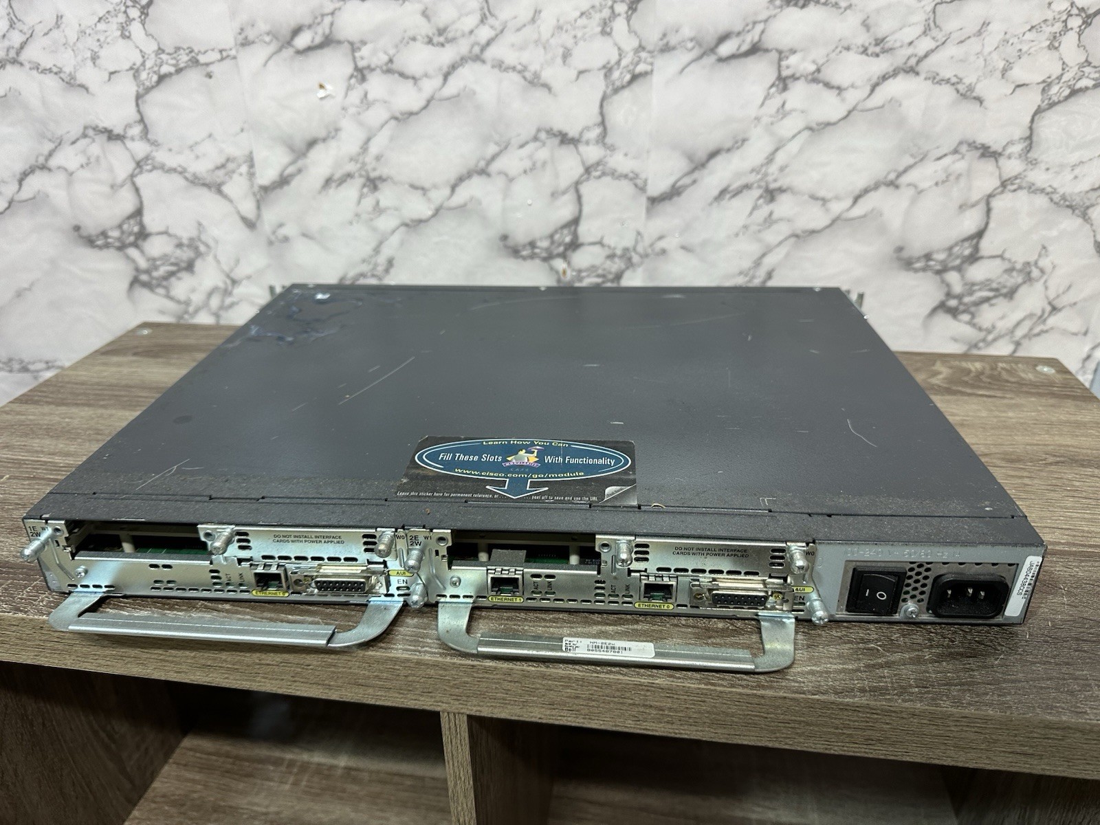 Cisco 3620 Series Modular Router - TESTED - Dual Ethernet - 100-240V