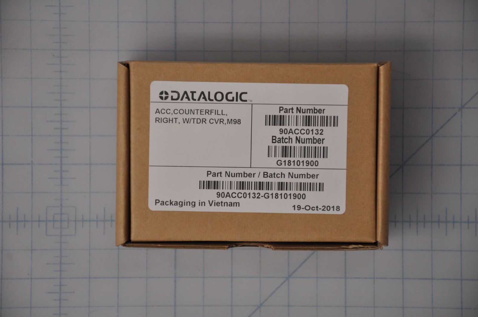 NEW DATALOGIC ACC COUNTERFILL LEFT W/TDR CVR MGL98 90ACC0132 