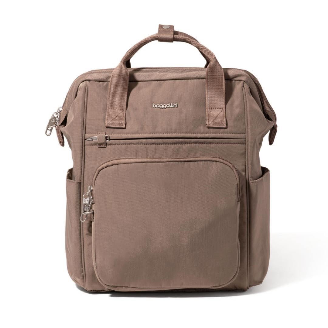 Baggallini Securtex Anti-Theft Windsor Backpack for Medium, Portobello