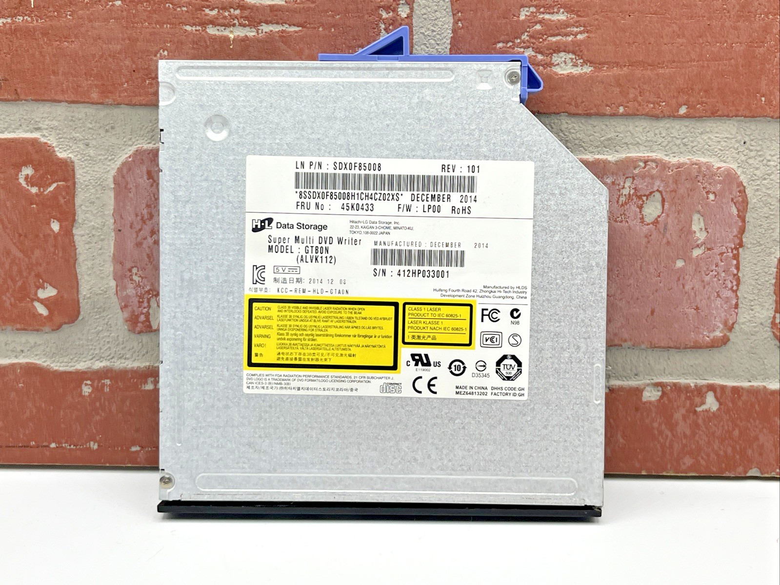 SDX0K84146 HL Data Storage Super Multi CD / DVD-RW GUE0N FRU 45K0493