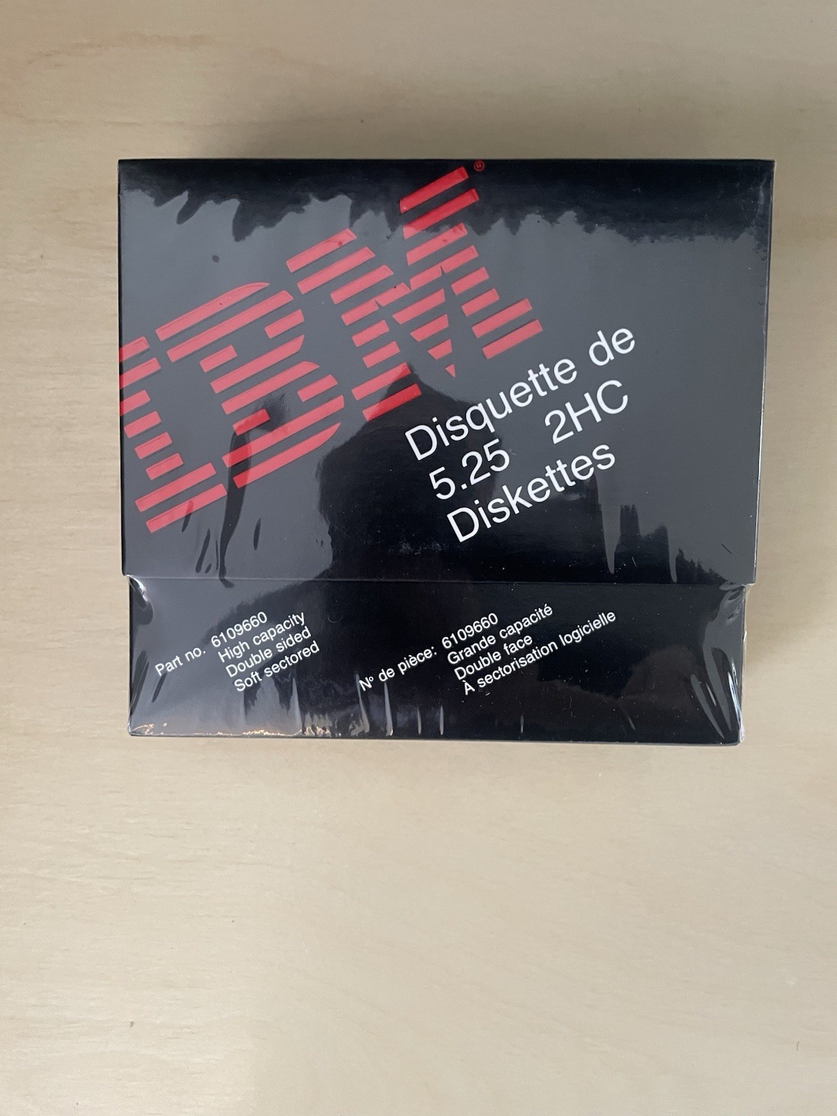 IBM 5.25 DISKETTE 2HC DOUBLE SIDED HIGH CAPACITY 40 TRACK 10 PACK SEALED BOX NEW