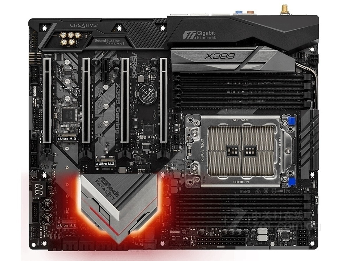 For ASROCK FATAL1TY X399 GAMING Motherboard X399 TR4 8*DDR4 128G ATX Tested ok