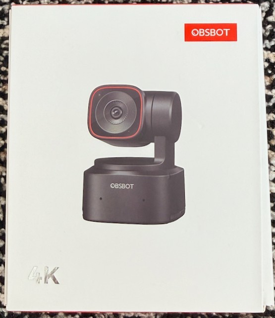 OBSBOT Tiny 2 Lite 4K AI Tracking PTZ Webcam OWB-2210-CE - Open Box Complete