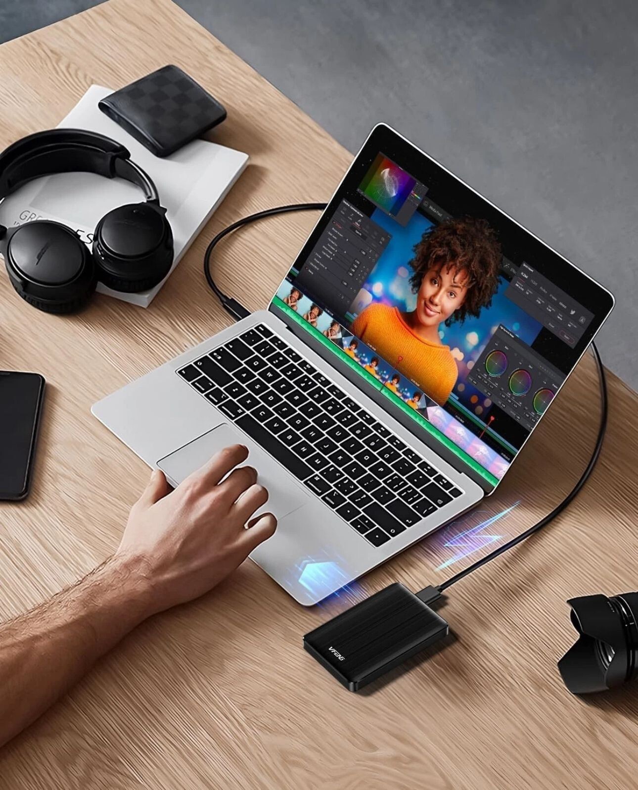 500GB EXTERNAL HARD DRIVE, EASY STORAGE FOR YOUR PC