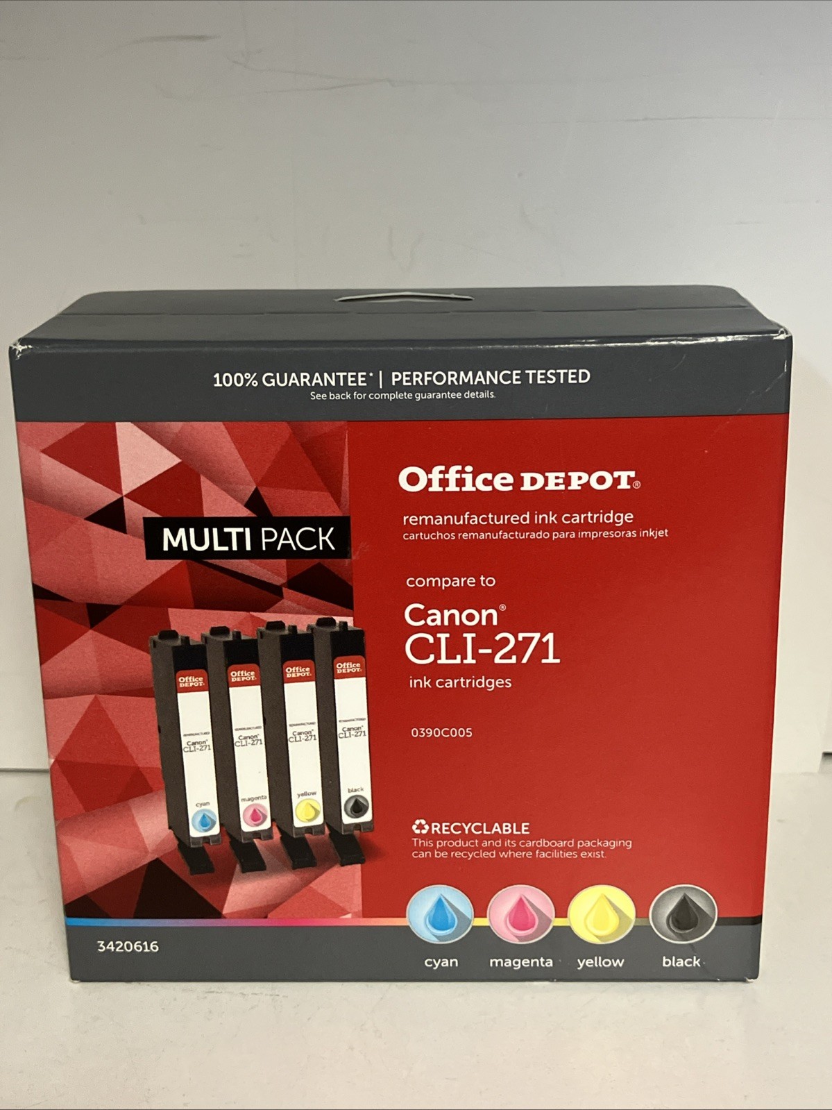 Office Depot Made Canon CLI-271 Ink Cartridges Multi Pack