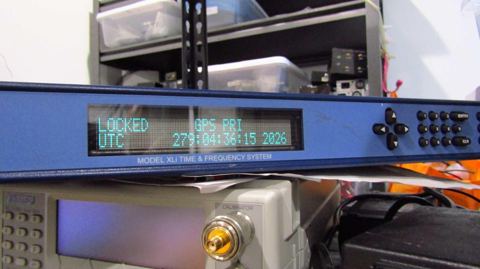 Symmetricom XLi time & frequency standard, SA.22C Rubidium, 87-8022 inside, #A3