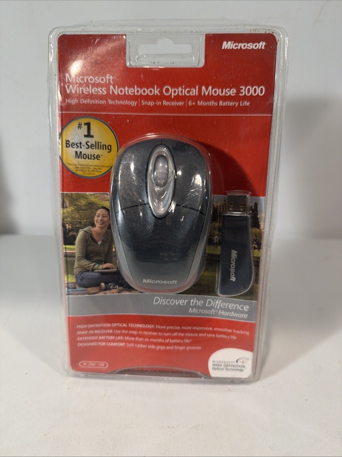 Microsoft Notebook 3000 Special Edition Color Wireless Optical Mouse