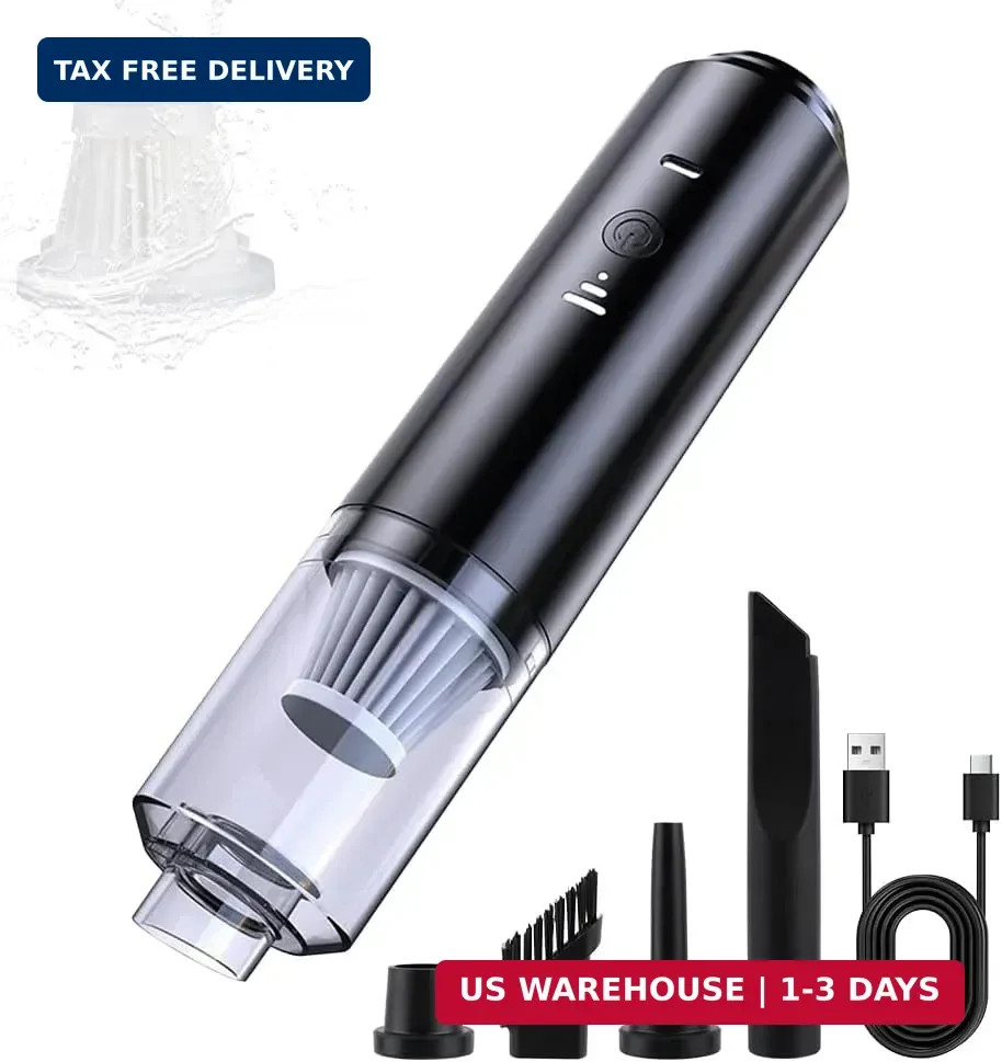 IFTHFOUR Computer Vacuum Cleaner Cordless, Strong Suction & Blowing 4-in-1 Handh