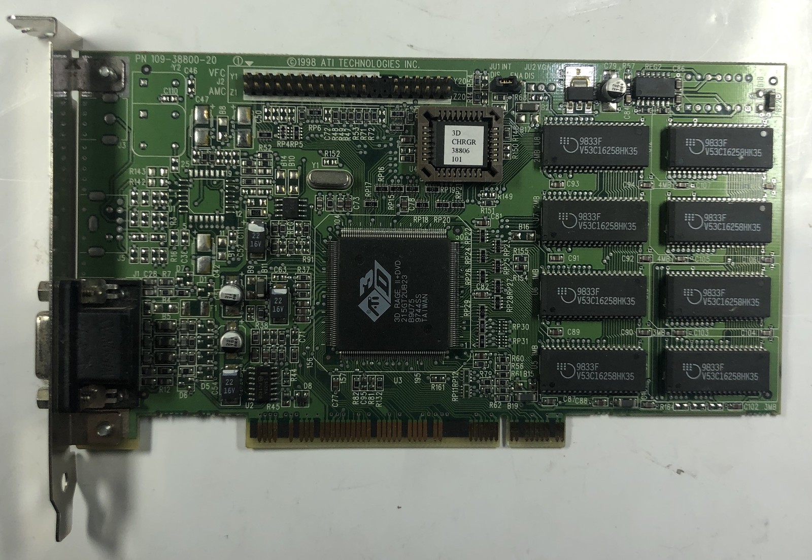 ATI 3D Rage II 2MB PCI Graphics Card- 109-38800-20