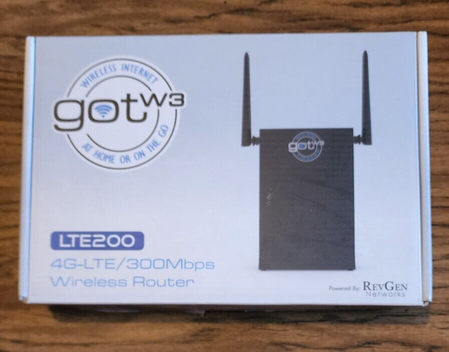 GotW3 LTE200 Router Modem 4G-LTE AT&T Verizon T-Mobile