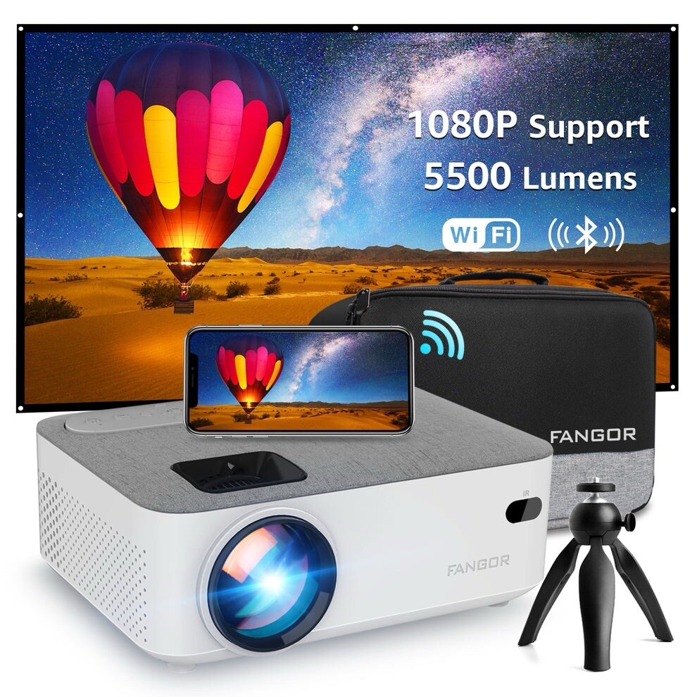 Fangor F-206B White 1080p HD Projector - FANGOR206