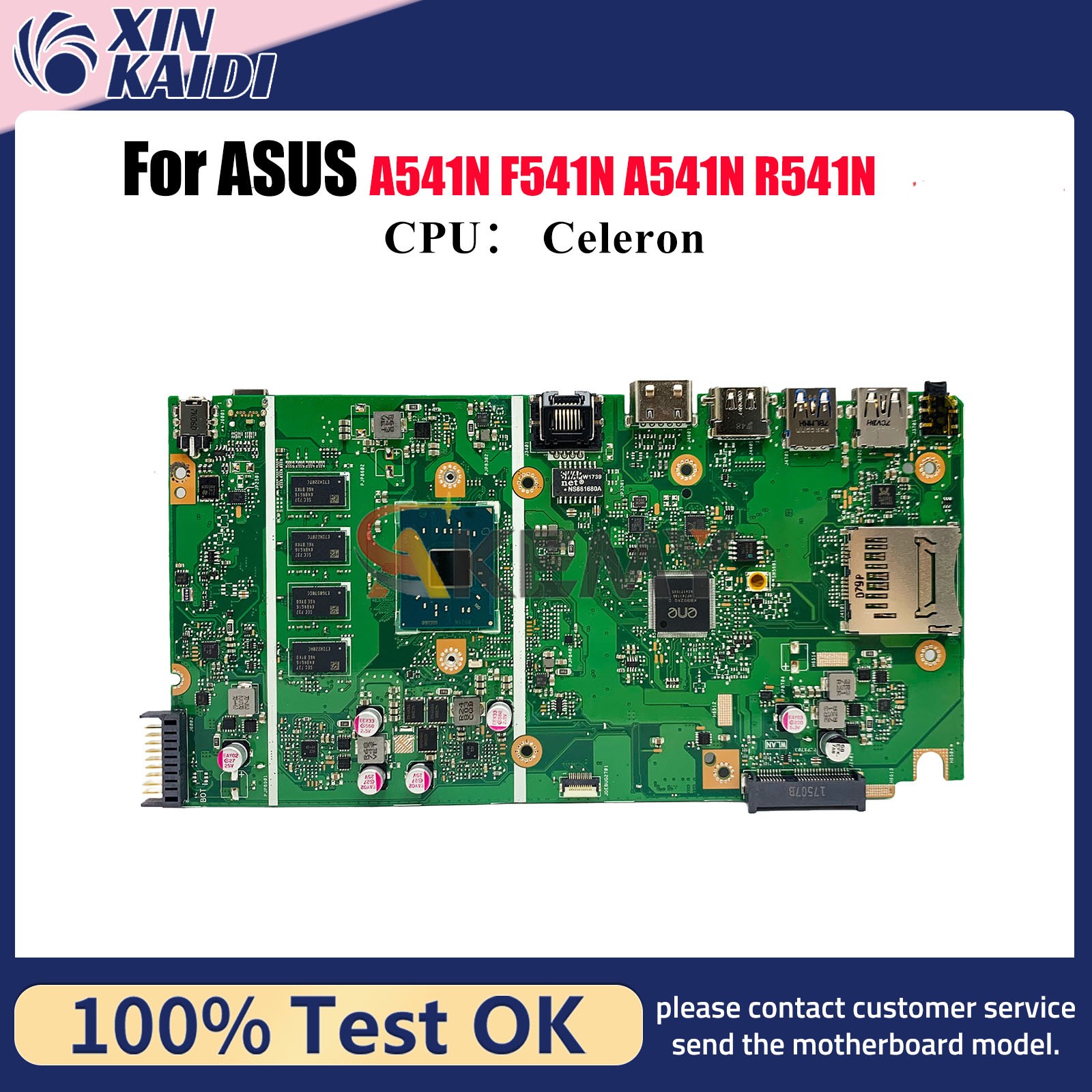 X541NA Laptop Motherboard For ASUS X541NC F541N R541N X541N Mainboard W/ CPU