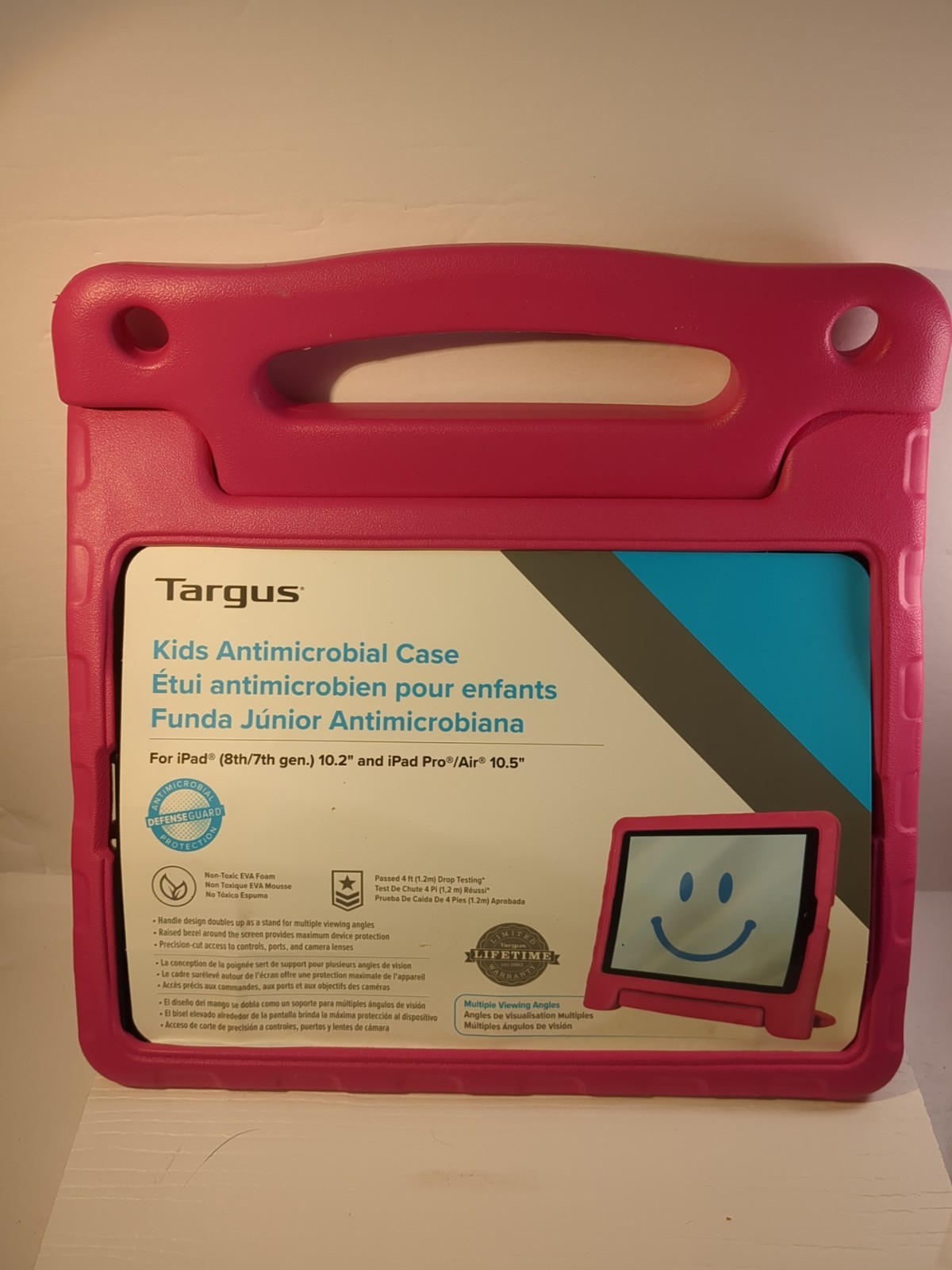 Targus THD51208GL-50 Kids Case For iPad (8th & 7th Gen) 10.2",Pro/Air 10.5" Pink