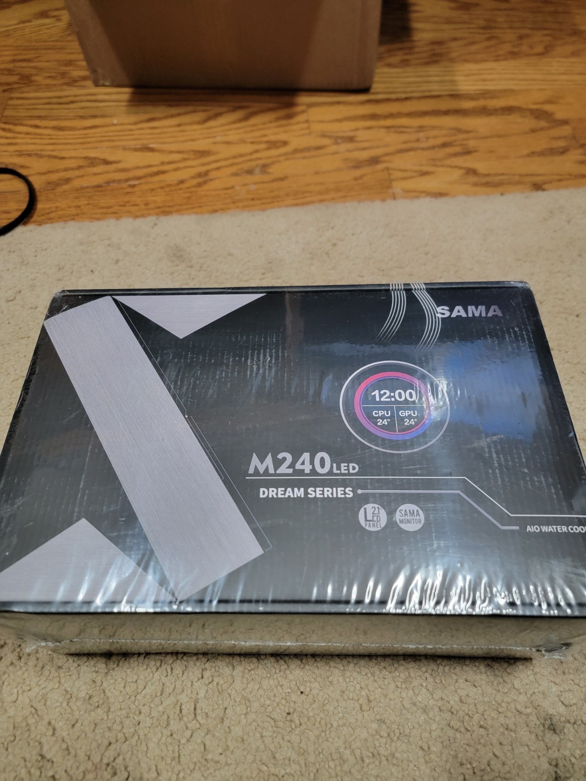 Brand New Sama M240 LED AIO Water Cooler – Unopened