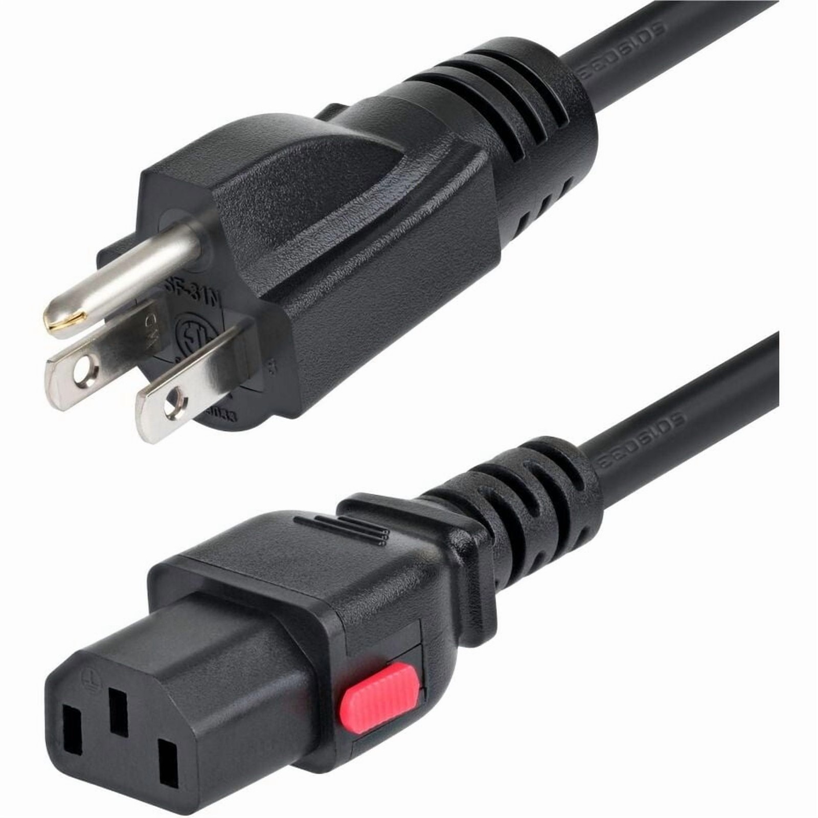 StarTech 10FTLC10APOWERCORD 10ft Power Cord NEMA 5-15P to Locking C13