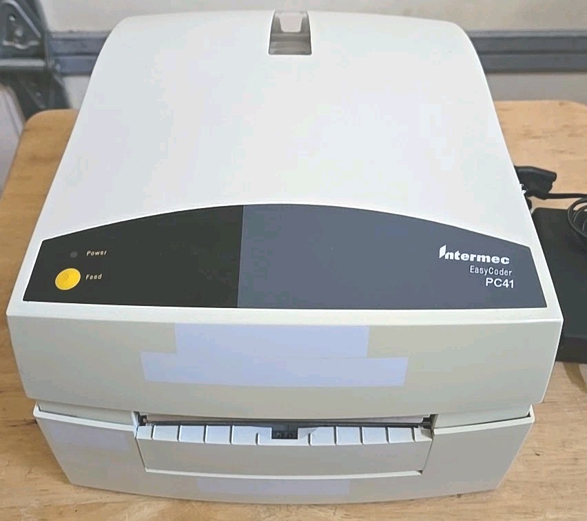 Intermec Easycoder PC41 Thermal label Printer w/ Serial & Parallel Port