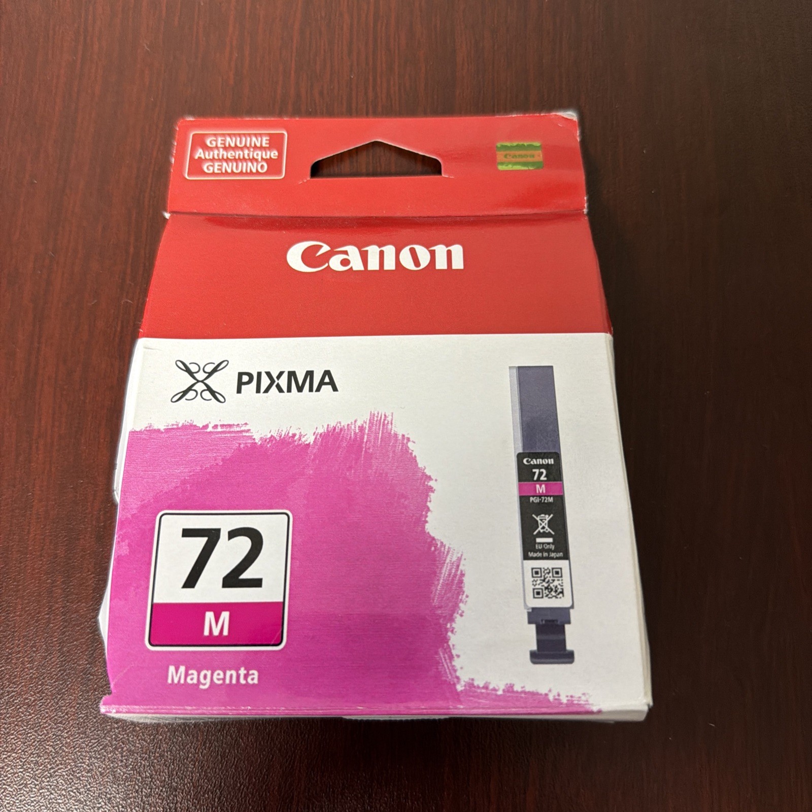 Genuine Canon PGI-72M Magenta Ink Tank PIXMA PRO-10 PRO-10S New Sealed