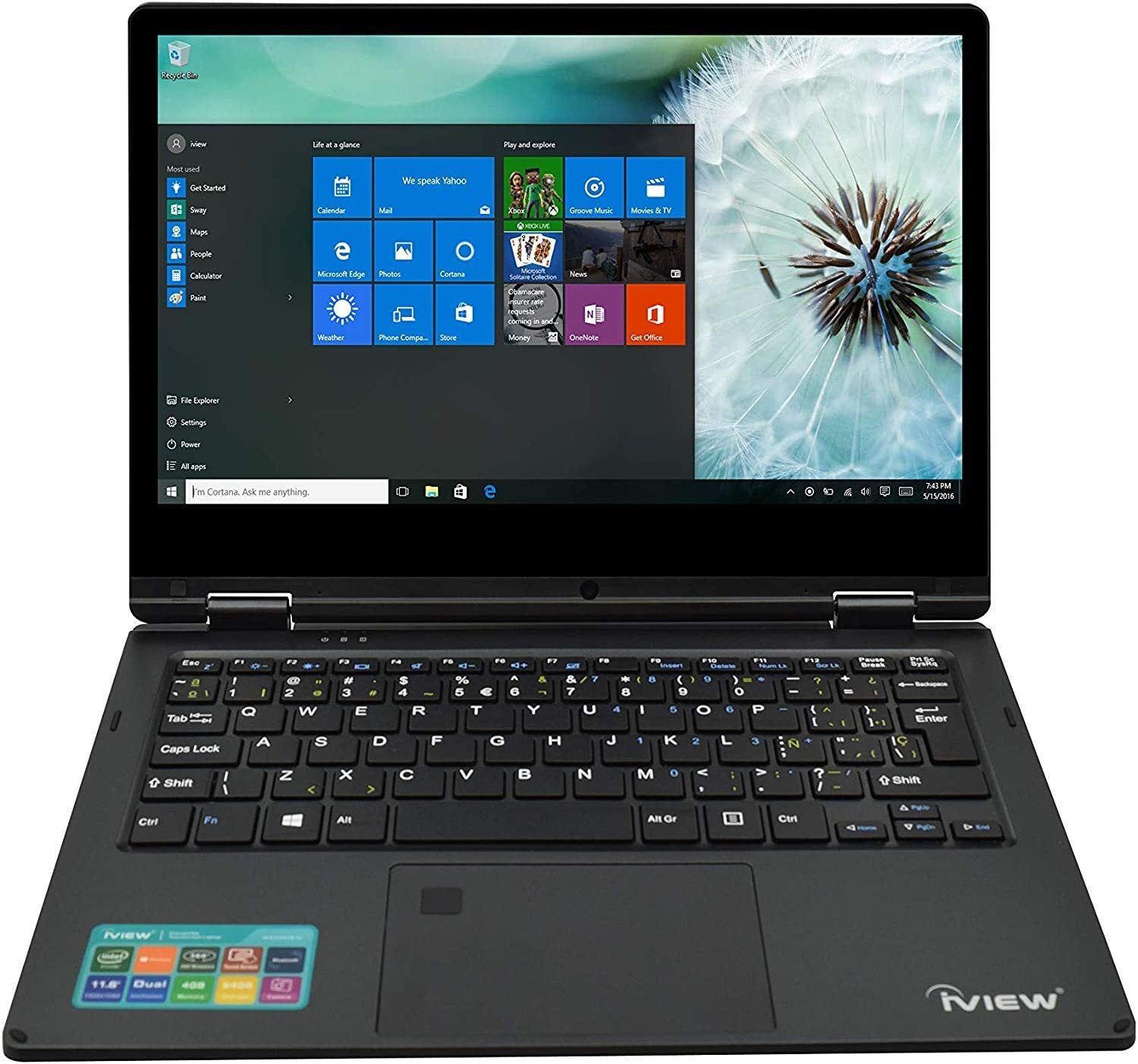 11.6 IView Maximus IV Laptop - Windows 10 - Like New