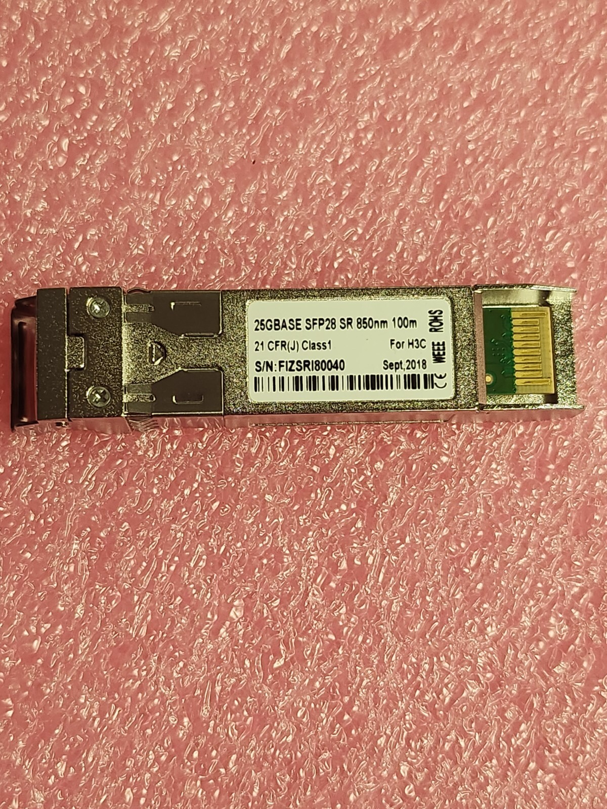 25GBASE-SR SFP28 Optical Transceiver Module Compatible for HPE JQ074A 25G SFP28