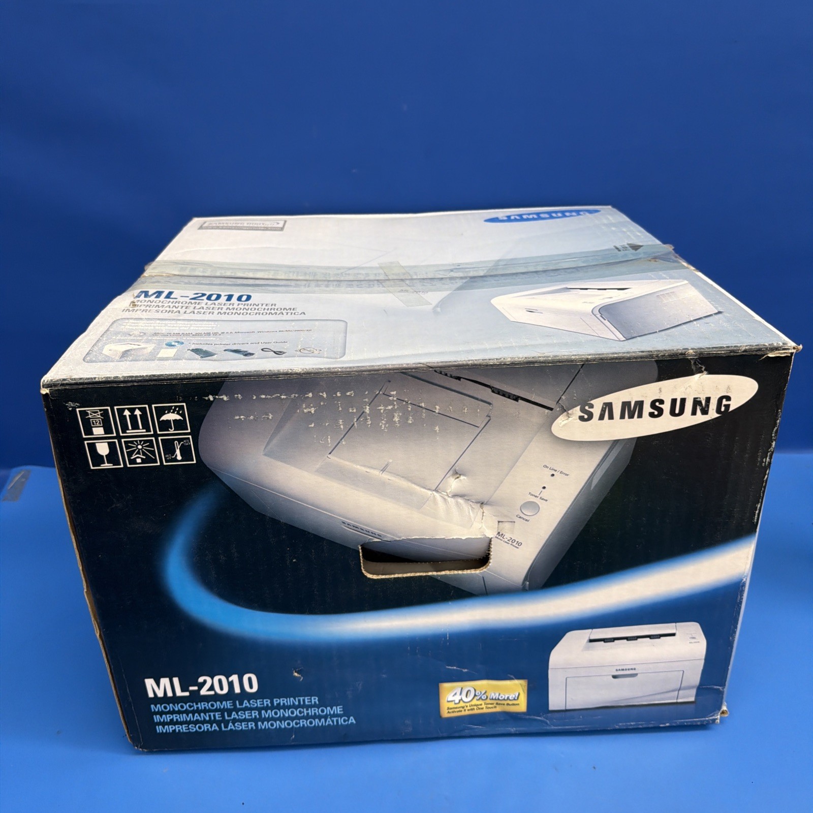 Samsung ML-2010 Laser Printer Open Box Unused with Toner & Original Box