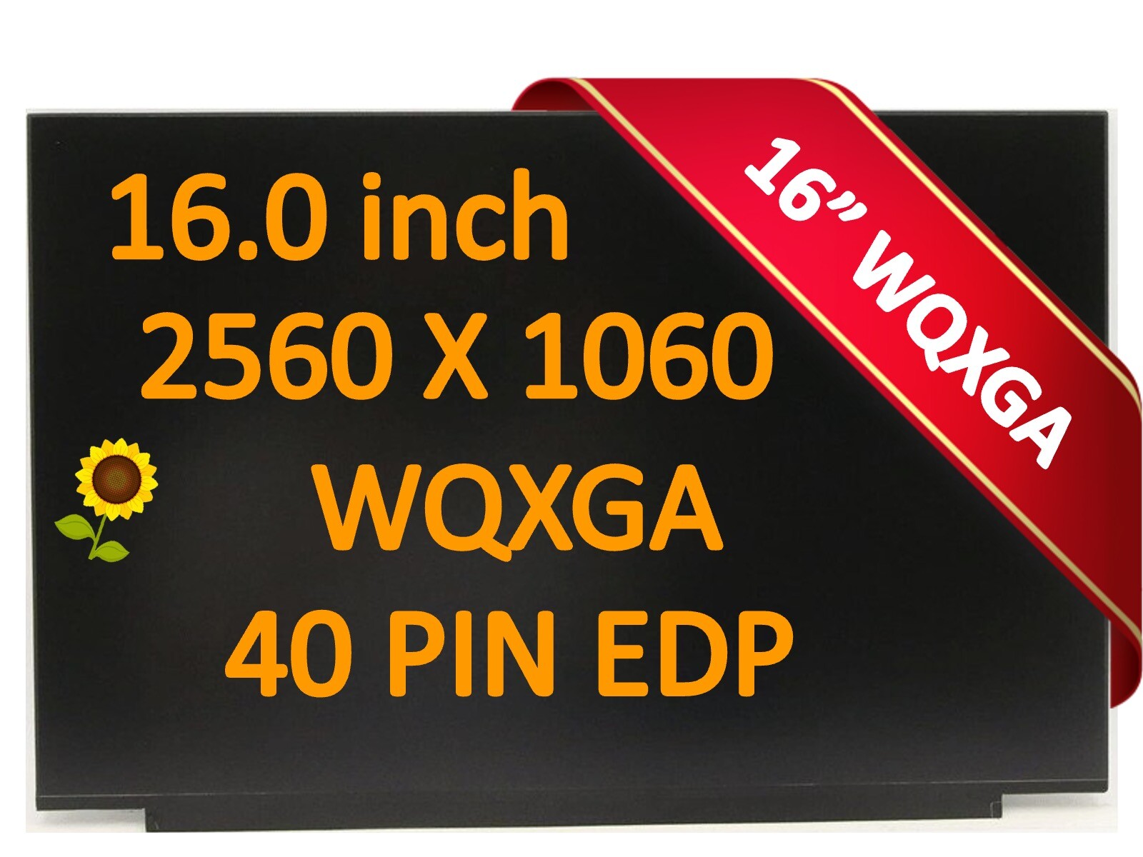 16" LCD Screen 2.5K Display Panel 40 Pin 165Hz for Dell G16 7630 Gaming Laptop