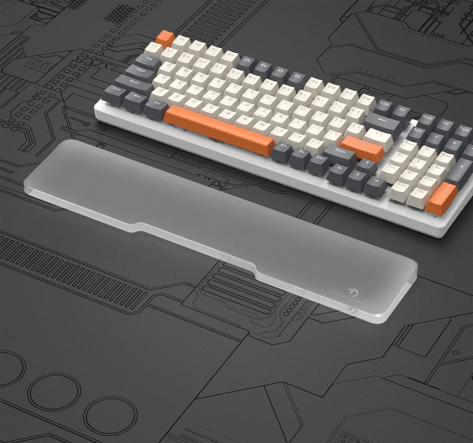 Acrylic Keyboard Wrist Rest 98Key Mechanical Ergonomic Palm Support AntiSlip