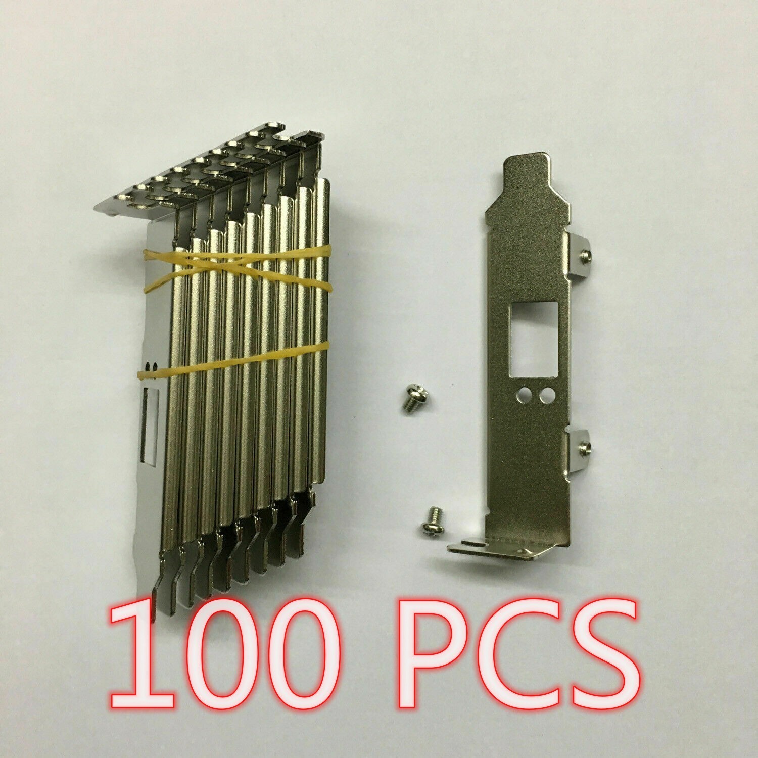 100PCS Low Profile PROFILE BRACKET FOR CX311 CX311A MCX311A-XCAT Network Card