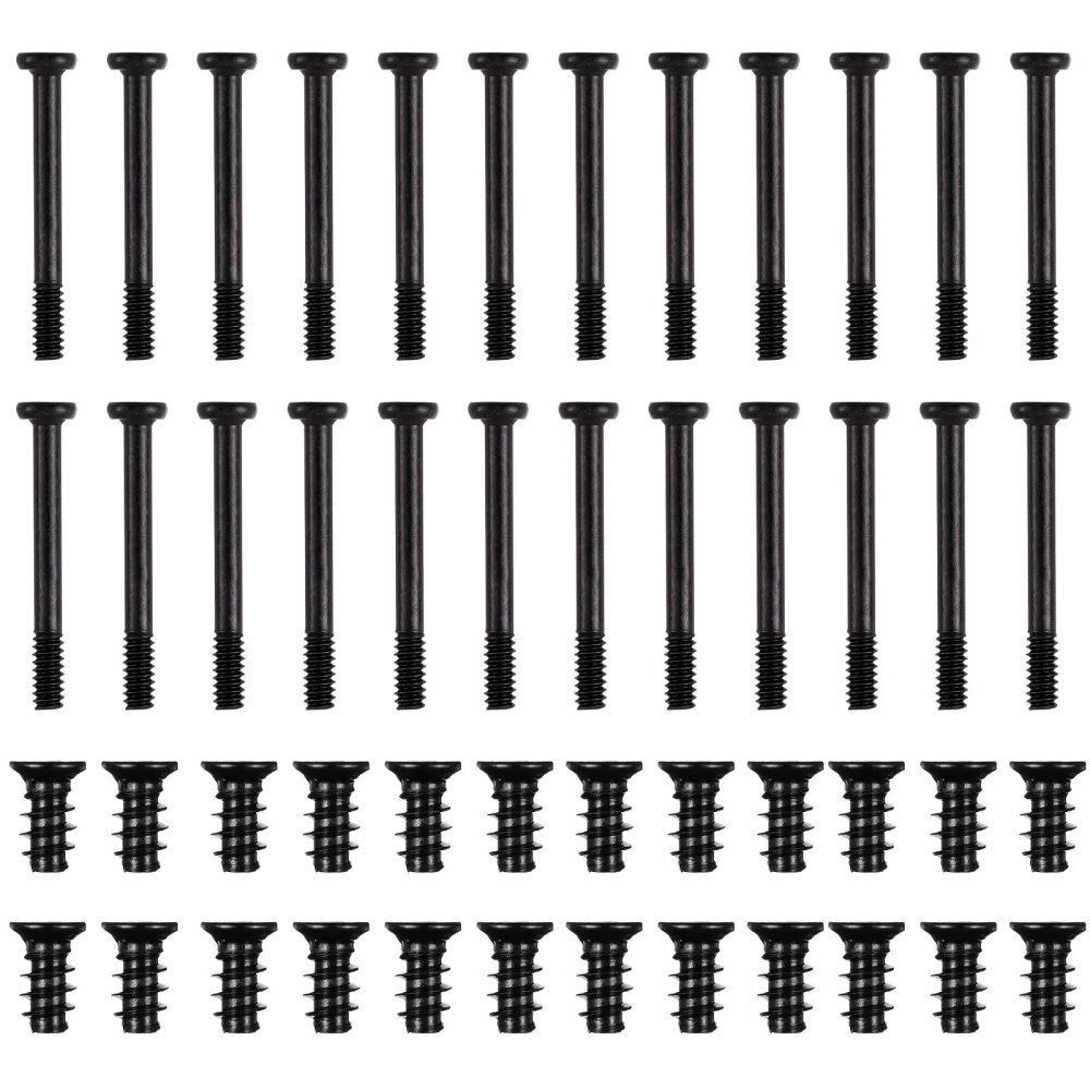 60pcs Computer Case Fan Screws Case Fans Flat Case Fan Screw Screw for Case Fan