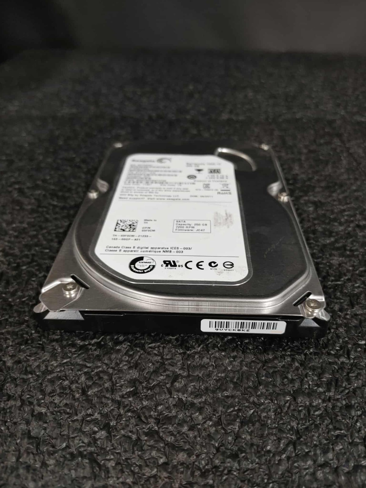 Dell 3F0CM ST3250312AS 9YP131-519 250GB 7.2K RPM FW JC47 DC 11847 SATA 3.5" HDD