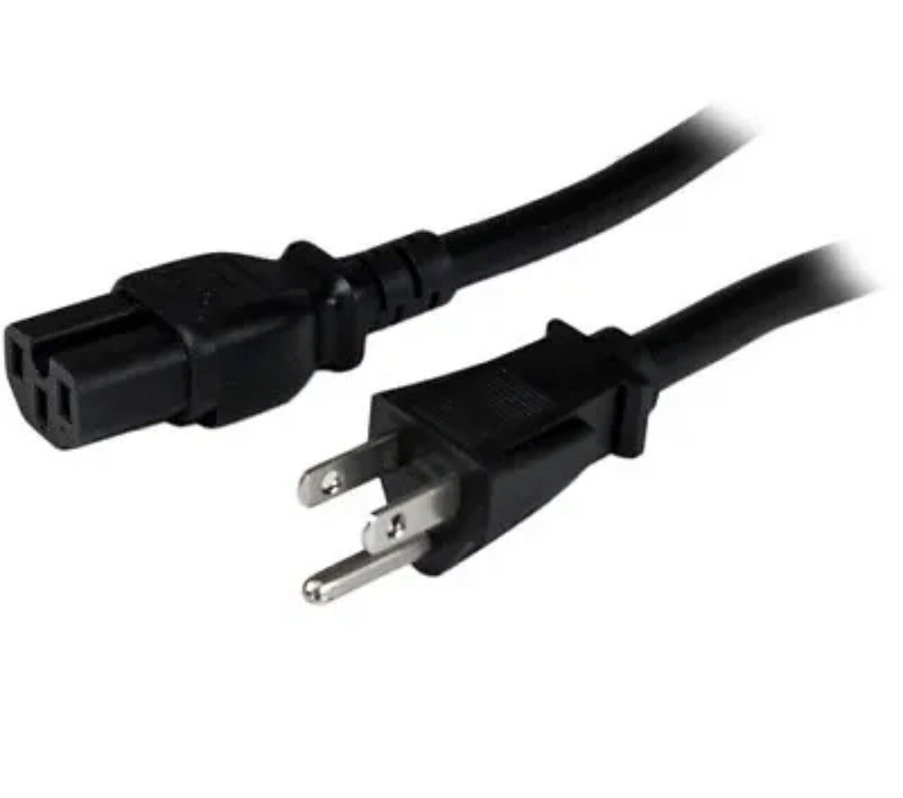 ING-StarTech.com 8ft (2.4m) Heavy Duty Power Cord, NEMA5-15P to C15, 15A 125V,