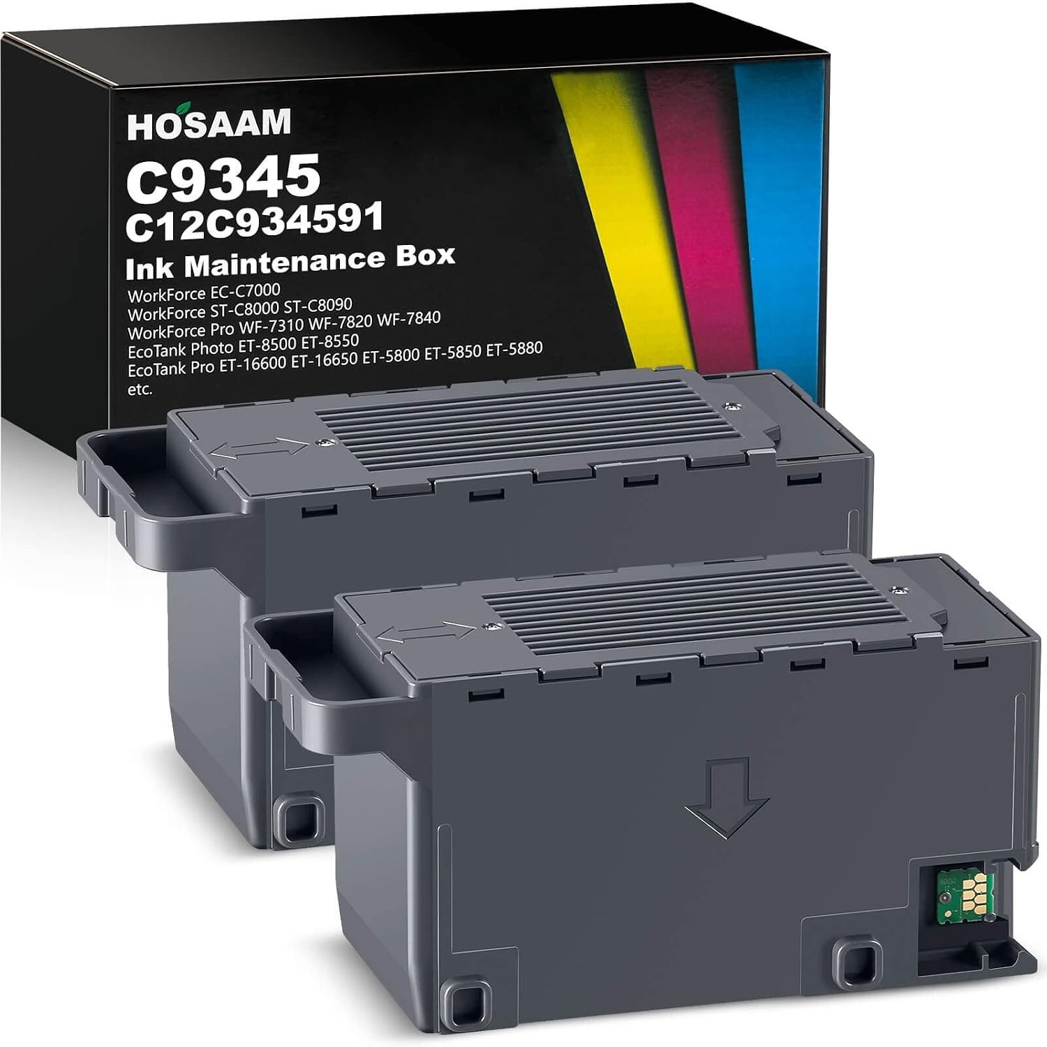 High-Quality C9345 Ink Maintenance Box Replacement (2 Pack) for Various Printers