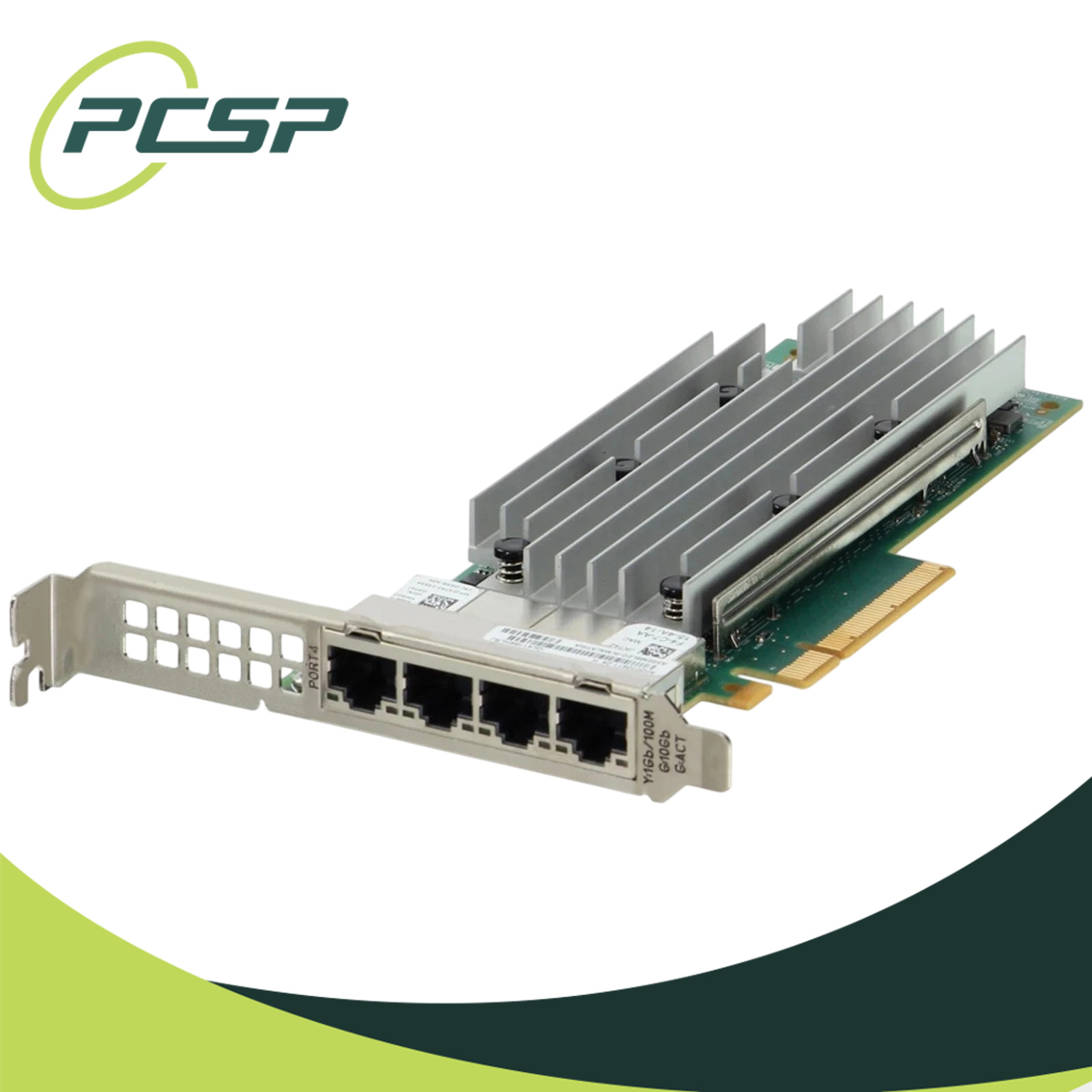 Dell 33M0K QL41164HFRJ Quad Port 10GbE RJ45 NIC High Profile