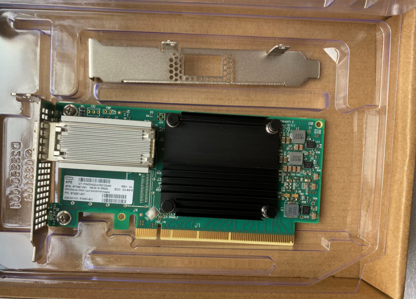 HPE 842QSFP28 Mellanox MCX555A-ECAT 100Gb Single Port IB Ethernet Adapter