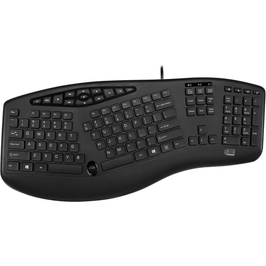 Adesso TruForm Media 160 USB Ergonomic Desktop Keyboard